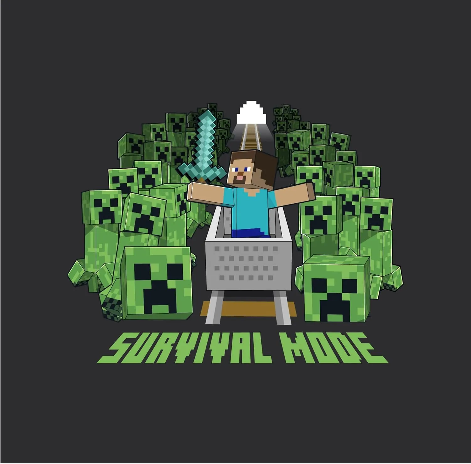 Minecraft Creepers Value 3-Pack of Youth Boy's Sleeveless Muscle Shirts