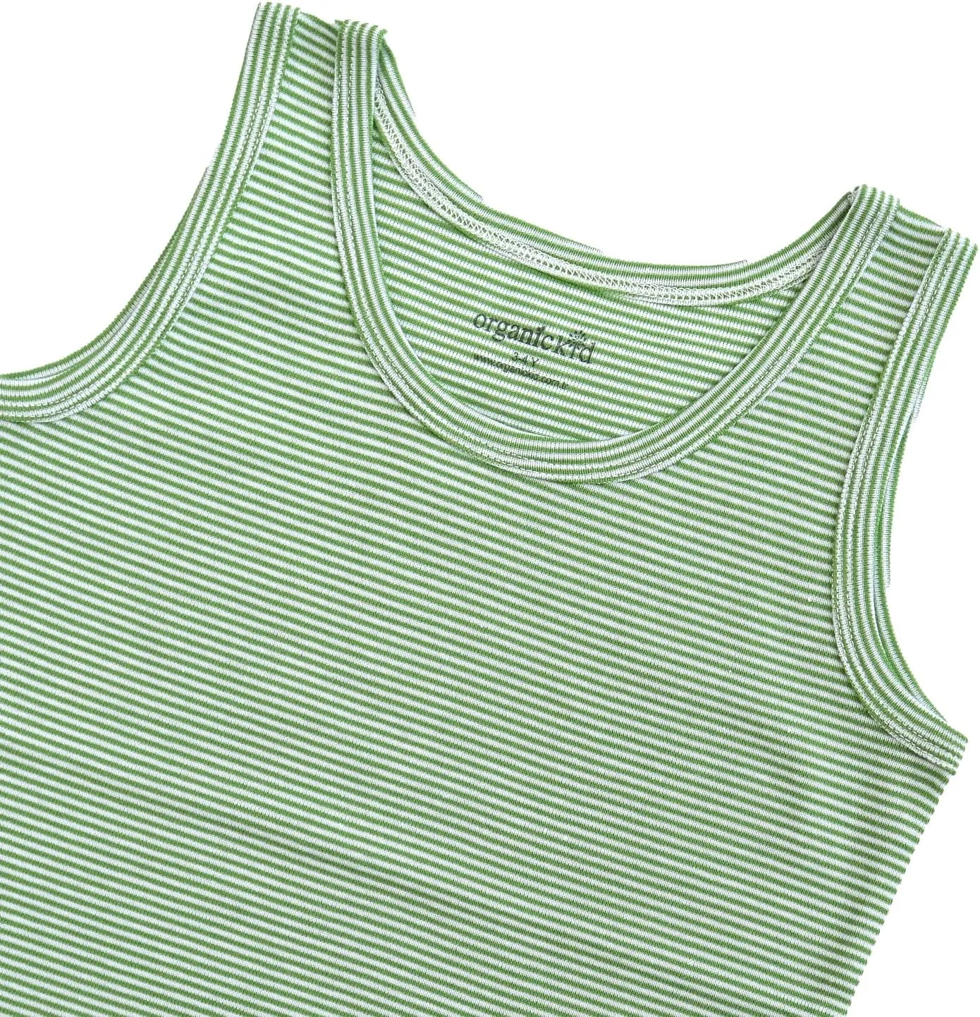 ORGANICKID Boys Organic Cotton Tank Top Sleveless Undershirts Toddler Underwear 3 Pack Tees