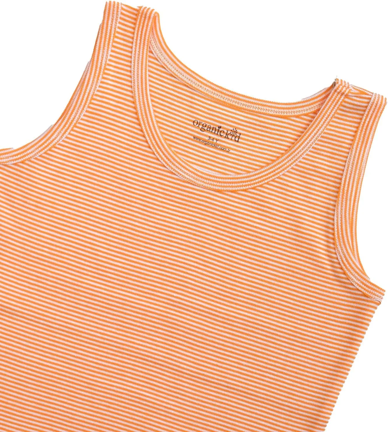 ORGANICKID Boys Organic Cotton Tank Top Sleveless Undershirts Toddler Underwear 3 Pack Tees