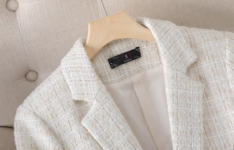 Perfect Practice Plaid Fitted Blazer