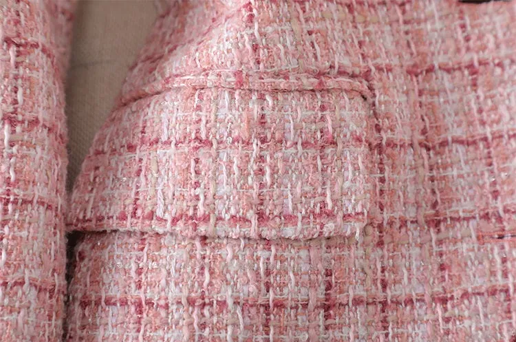 Perfect Practice Plaid Fitted Blazer