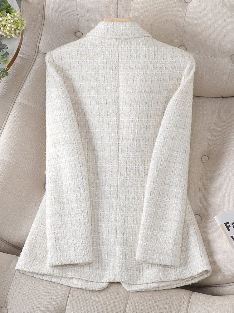 Perfect Practice Plaid Fitted Blazer