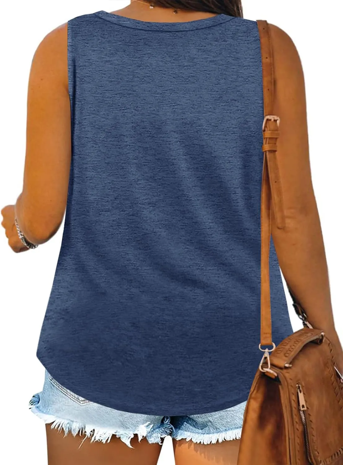 Plus Size Tank Tops for Women Summer Sleeveless Scoop Neck T-Shirts Tops Casual Tees Tunics Shirts