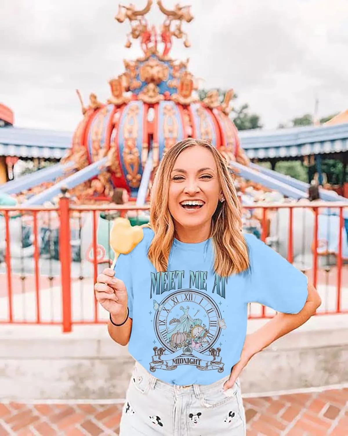 Princess Shirts Magic Kingdom Tee: Women Meet Me at Shirt Music Album Shirts Family Vacation Tops