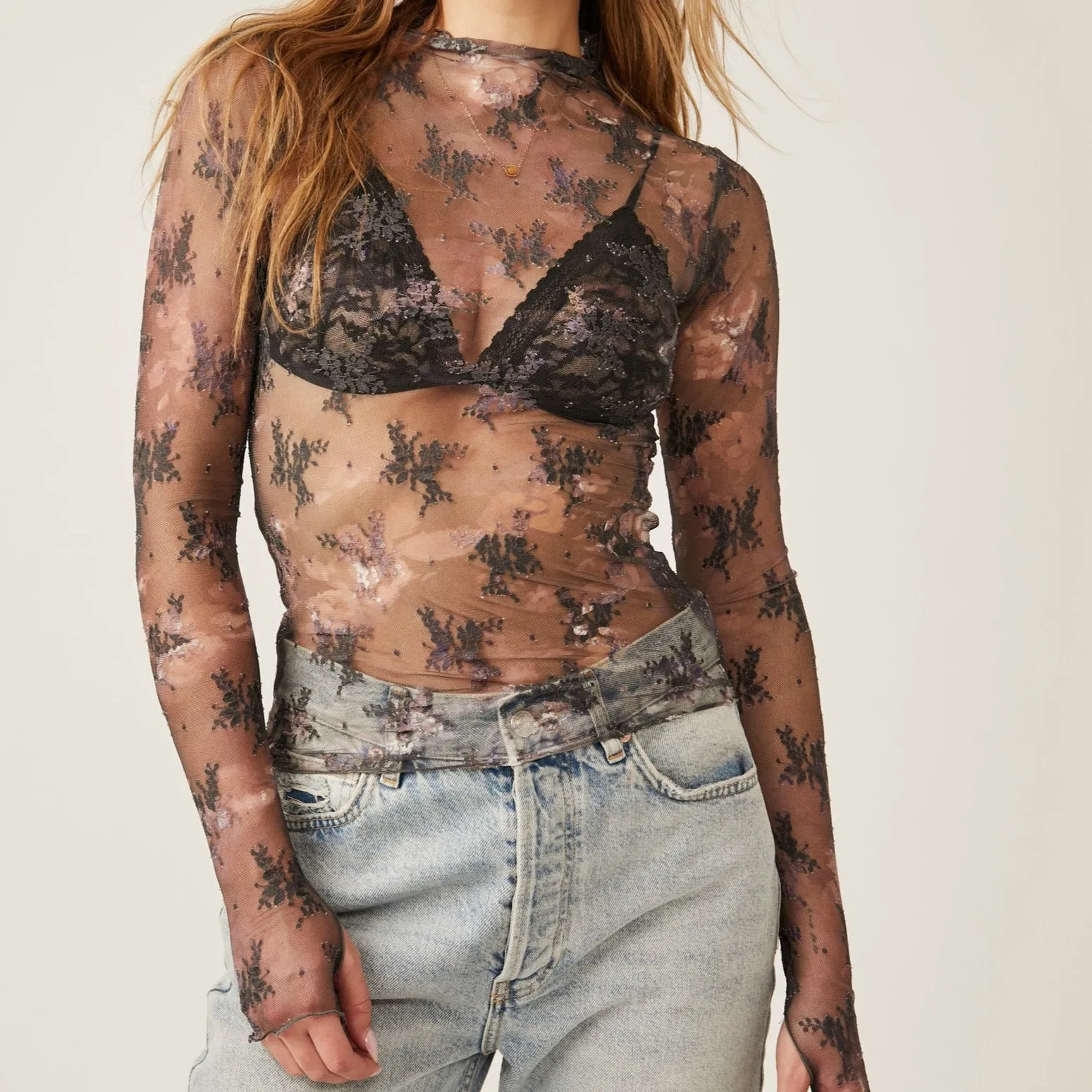 Printed Lady Lux Layering Top