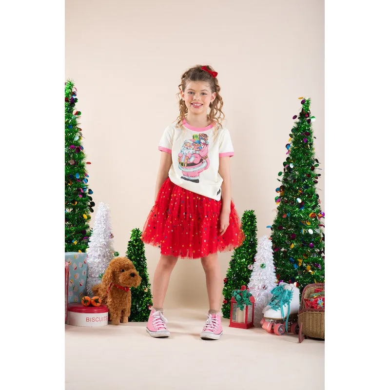 Rock Your Kid Red Celebration Tulle Skirt