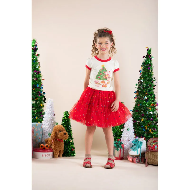 Rock Your Kid Red Celebration Tulle Skirt