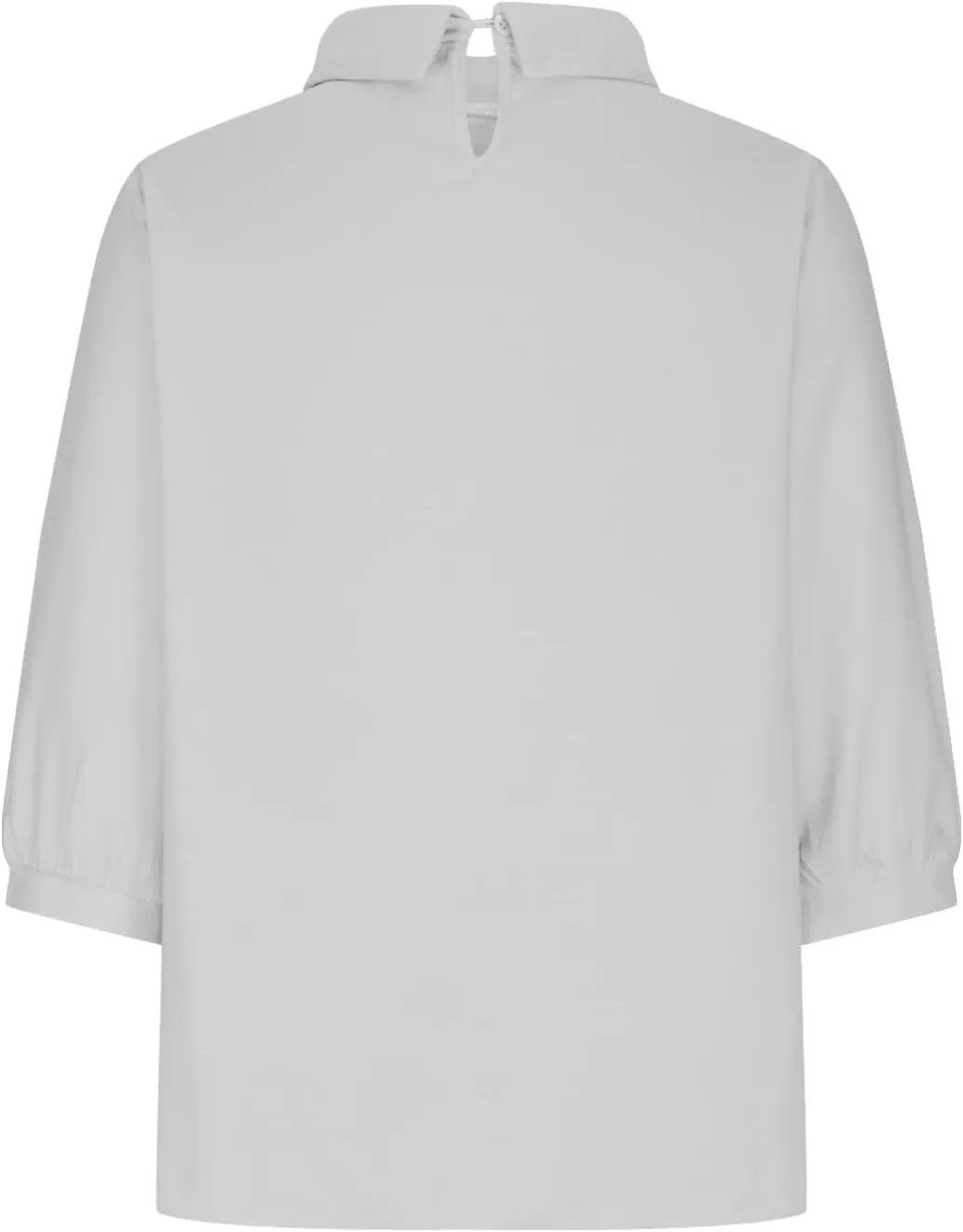 Shirts for Women Peter Pan Collar Neck 3/4 Sleeve Blouses Casual Loose Fit T Shirt Solid Color Plain Petite Tops