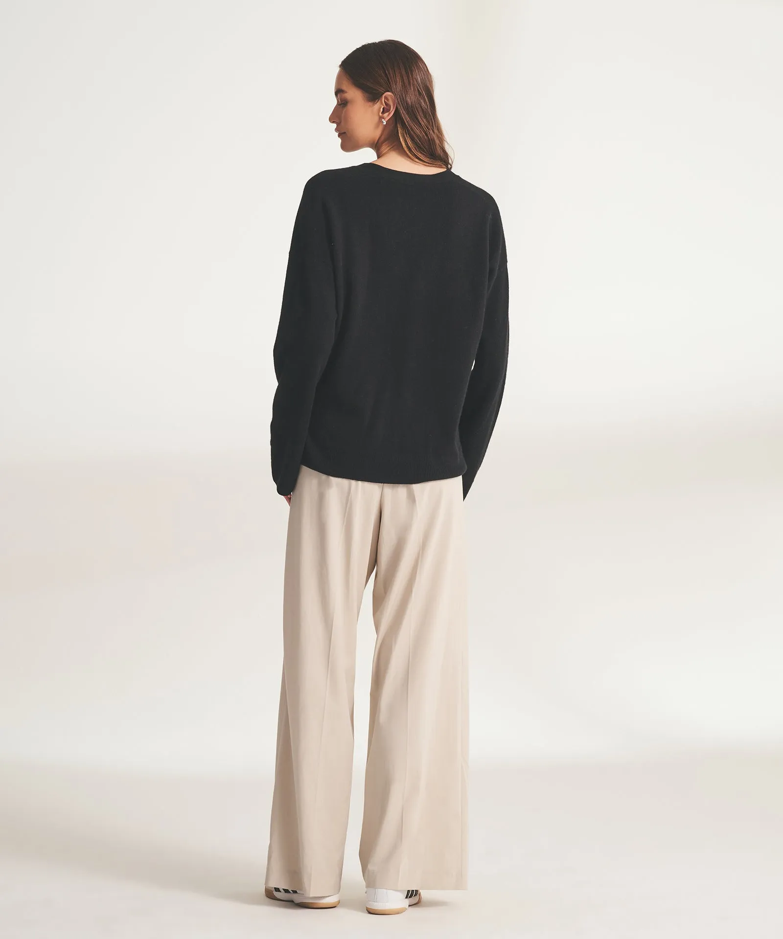 Signature Cashmere Boxy Cardigan