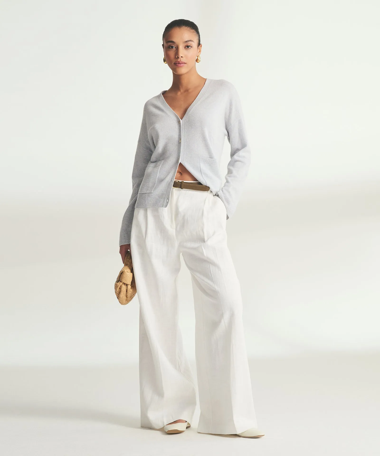 Signature Cashmere Boxy Cardigan