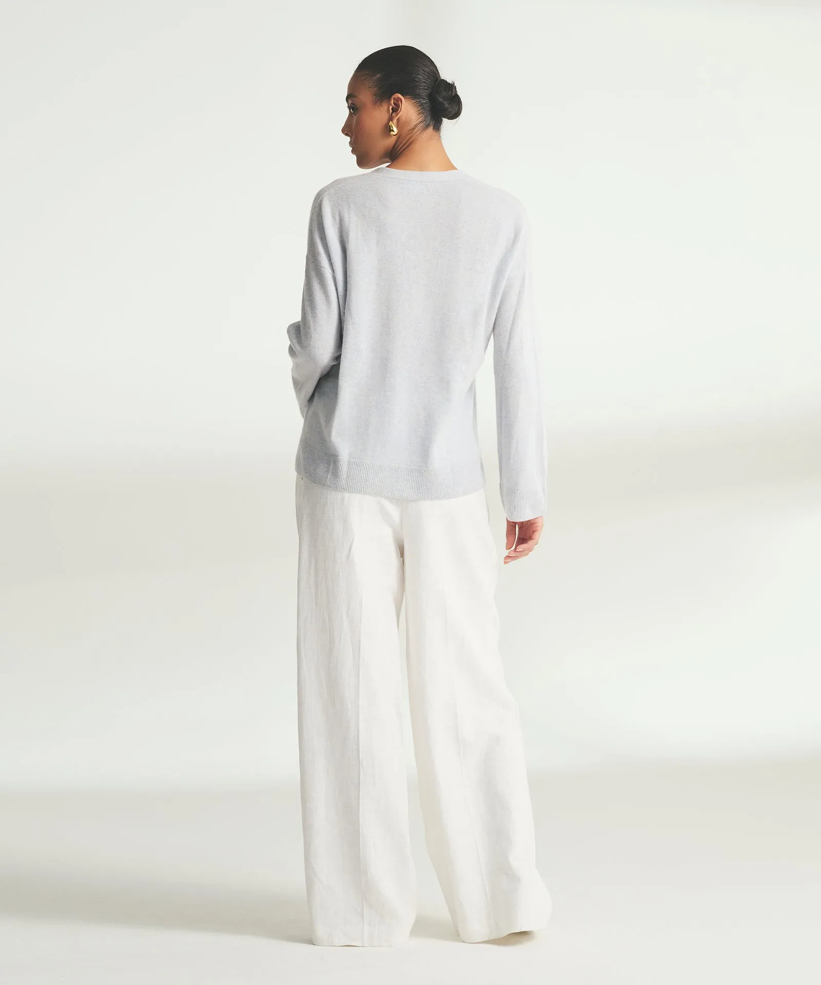 Signature Cashmere Boxy Cardigan