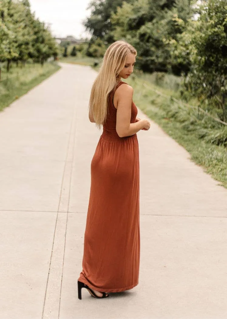 Sleeveless Maxi Dress: Sienna