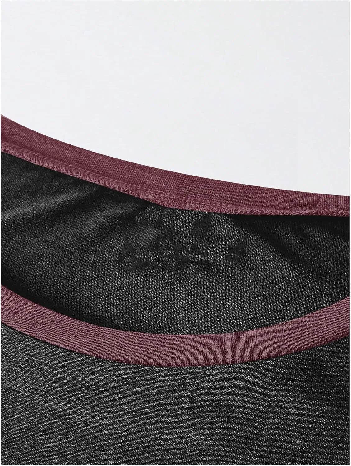 SOLY HUX Women's Plus Size Color Block Heart Print T Shirts 3/4 Sleeve Graphic Tees Tops