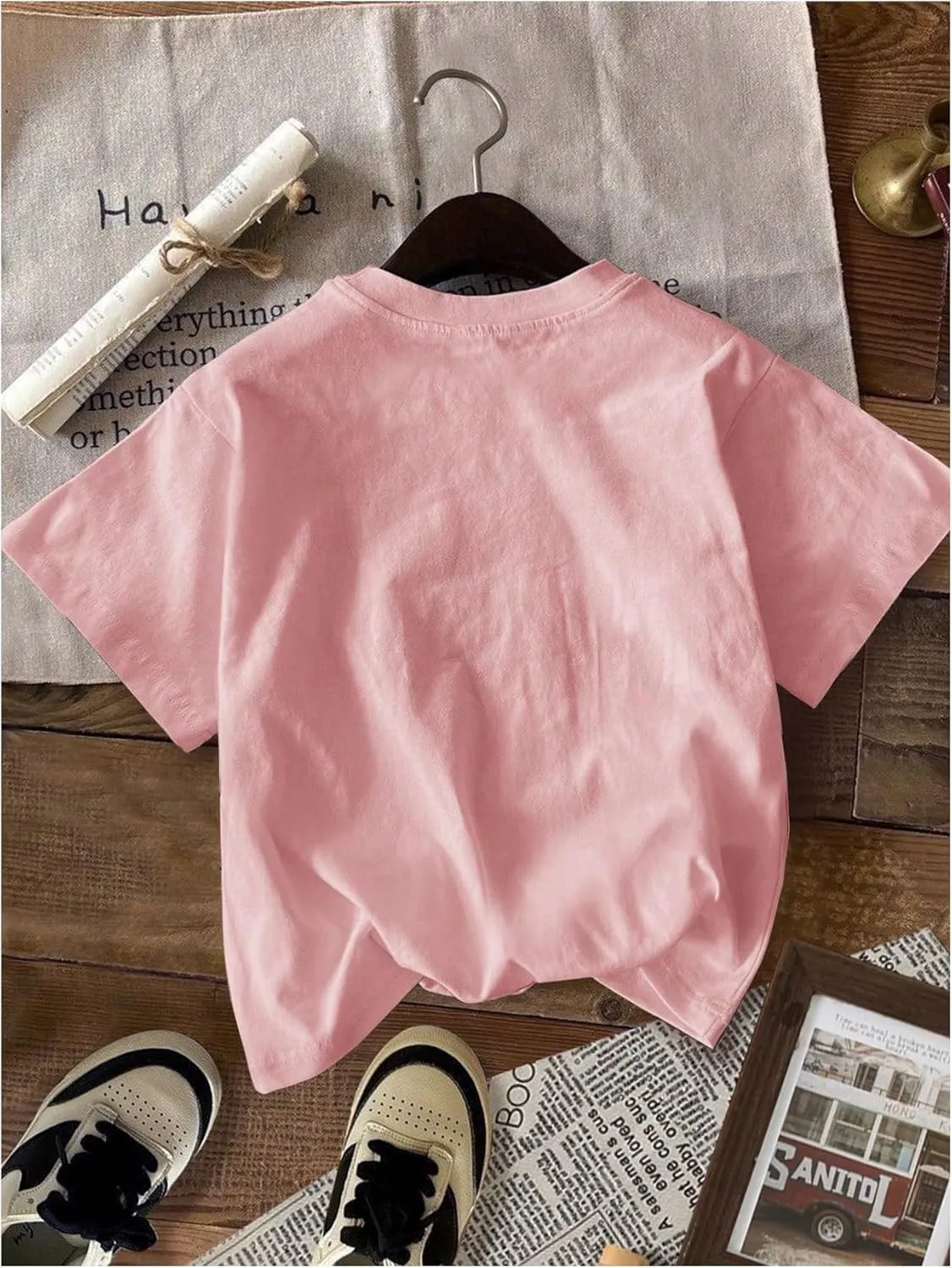 SOLY HUX Women's Vintage T-Shirt Short Sleeve Leopard Graphic Tees Crew Neck Streetwear Shirts