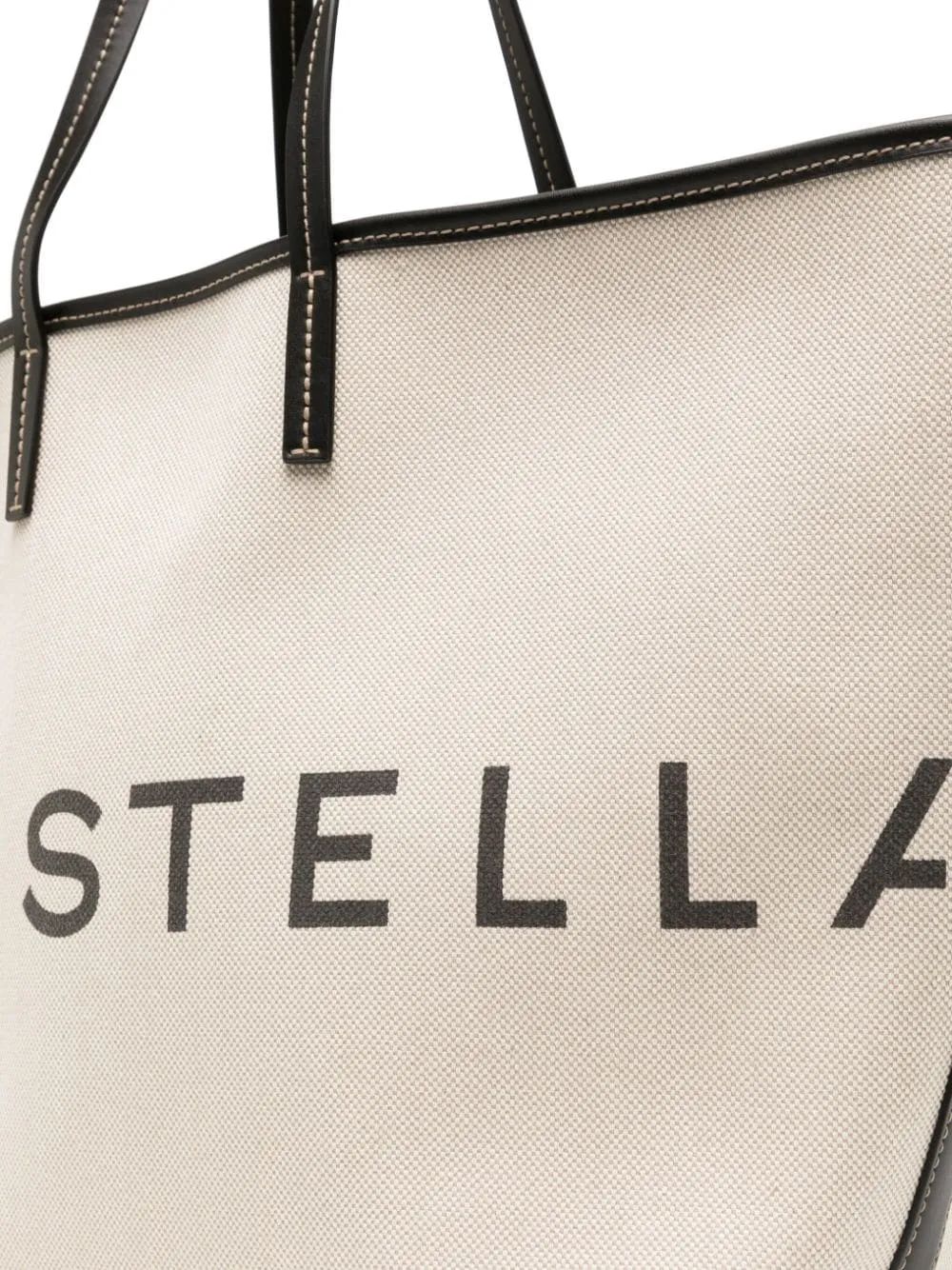 Stella Logo Cotton Canvas Shoulder Bag