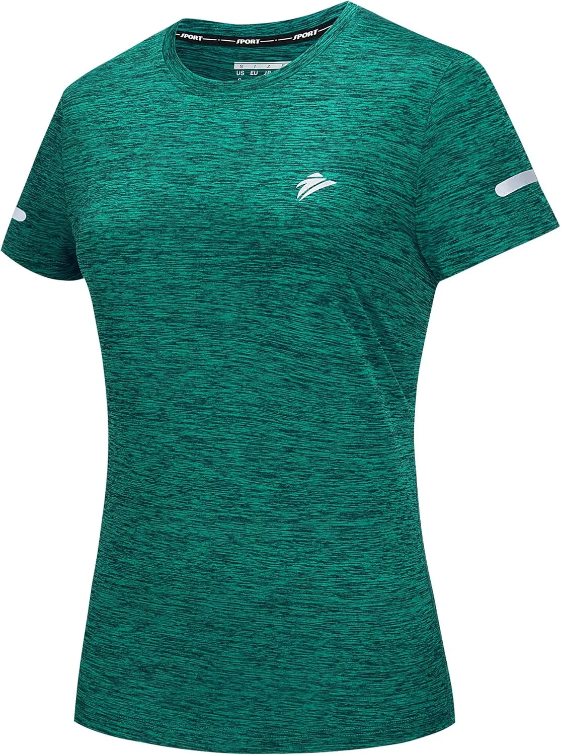 TACVASEN Women's Athletic T Shirts Short Sleeve Quick Dry Hiking Shirts Crew Neck Running Workout Tops Fitness