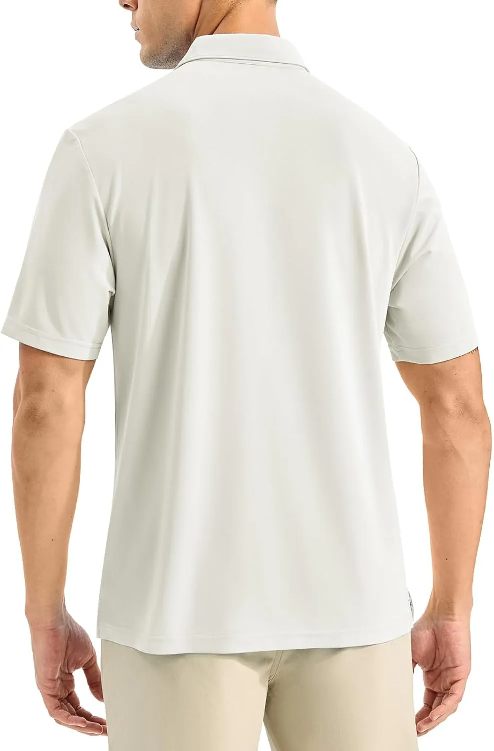 TBMPOY Men's Polo Shirts Short Sleeve 3-Button Golf Moisture Wicking Athletic Tennis T-Shirts Casual Collared Shirt