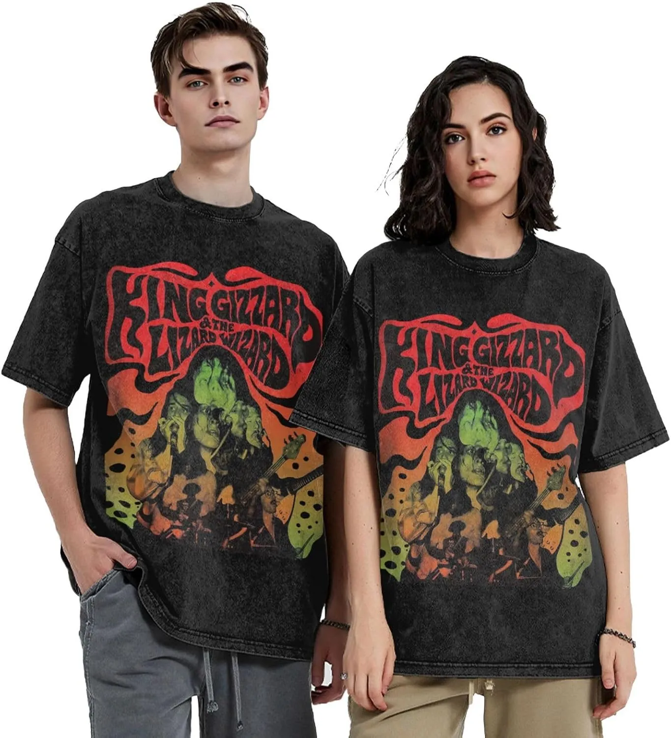 Tees Men's Summer Short Sleeve Y2K Vintage Graphic Print Streetwear Shirts