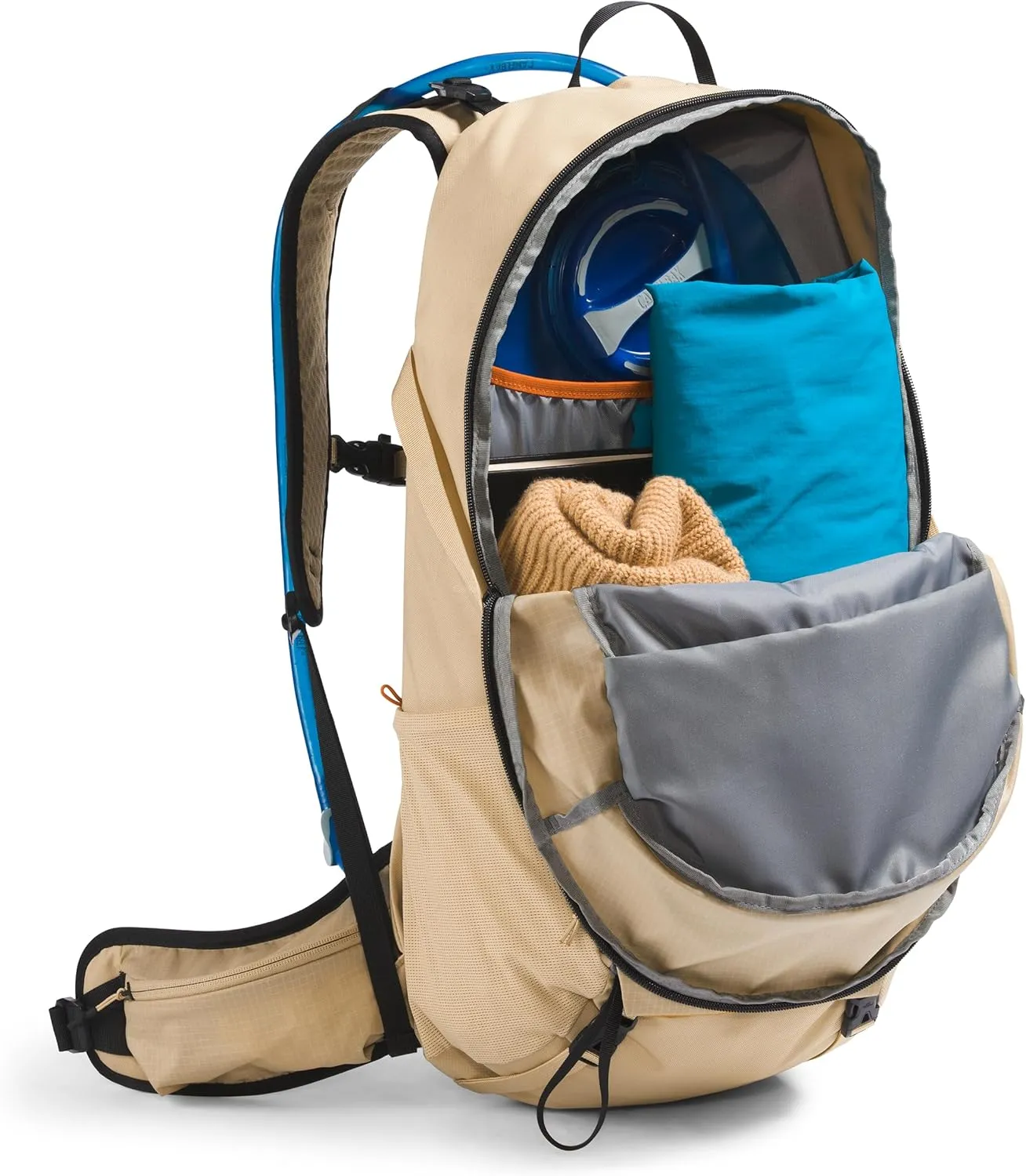 THE NORTH FACE Basin 36 Backpack - PFAS Free, Khaki Stone/Desert Rust-NPF, One Size