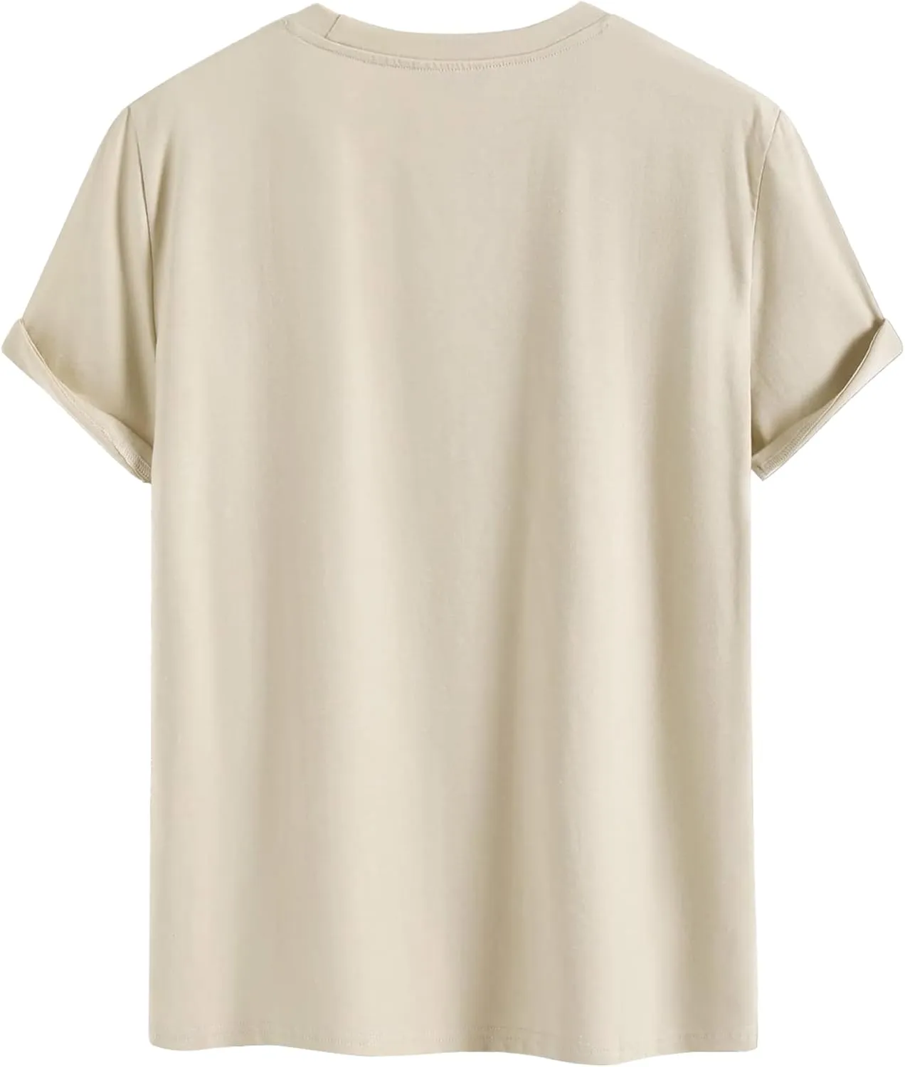 UOUA Women Oversized Graphic T-Shirt Casual Cotton Tees Printed Summer Tops