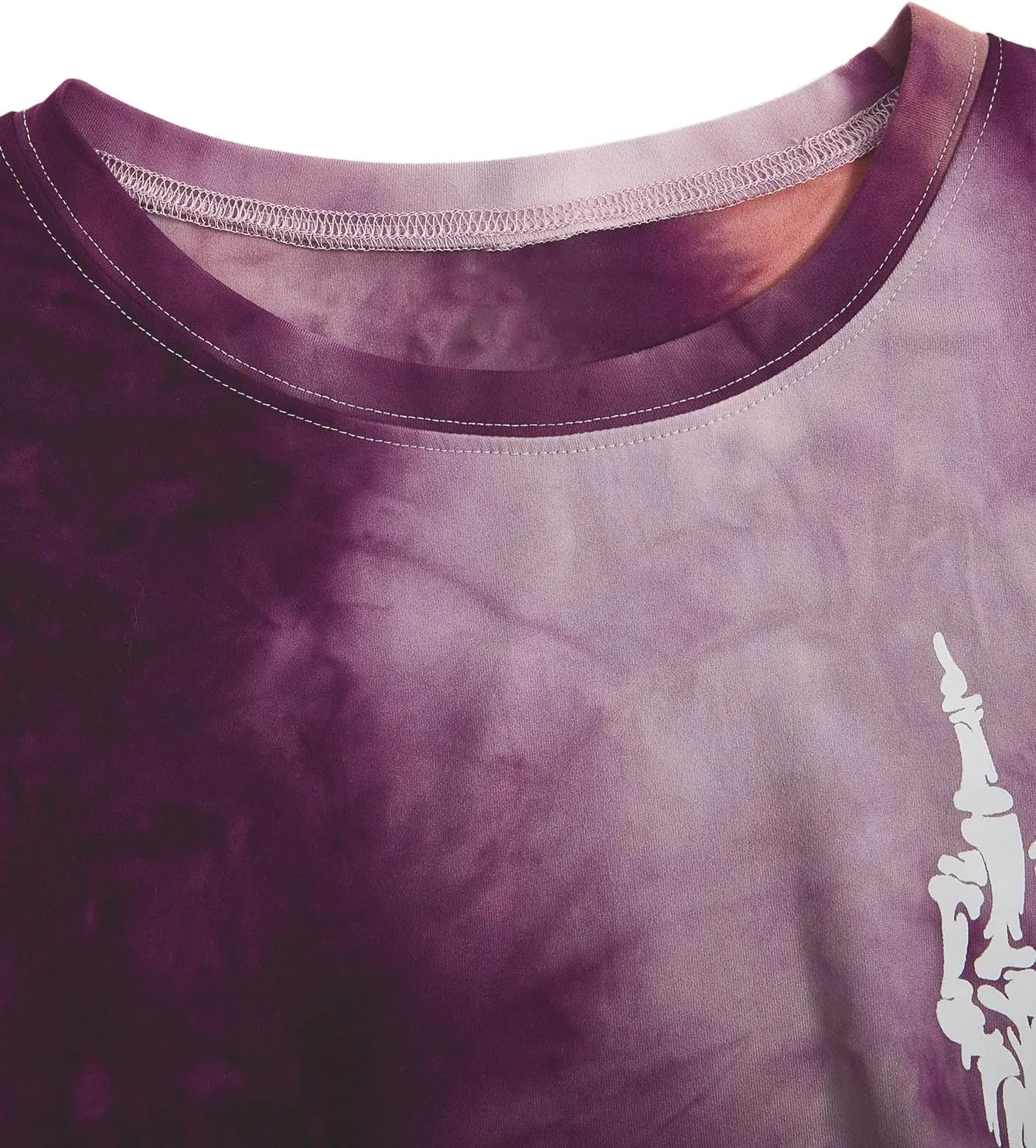 Verdusa Men's Tie Dye Short Sleeve Round Neck Graphic Tee Tops