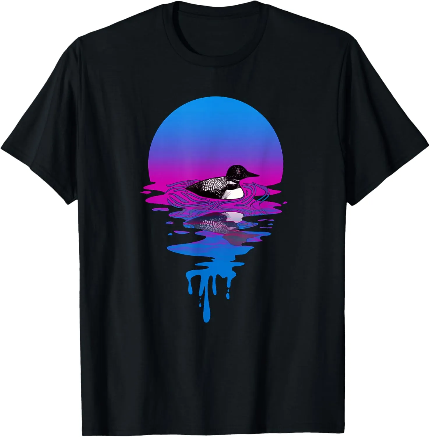 Vintage Retro Sunset Loon T-Shirt