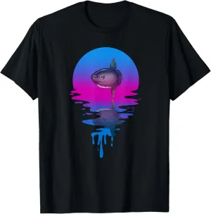 Vintage Retro Sunset Sunfish T-Shirt