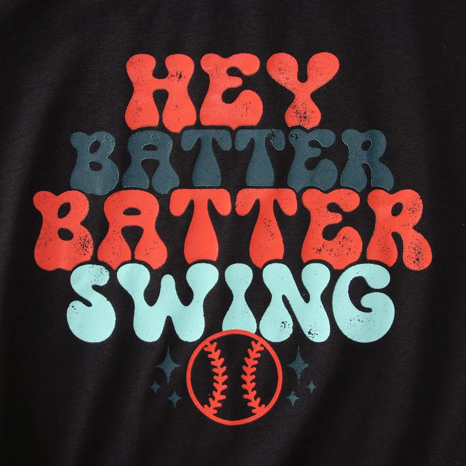 Women Hey Batter Batter Swing Shirt Baseball Mom Graphic Tee Short Sleeve Loose Ballpark Top Casual Sports Tees