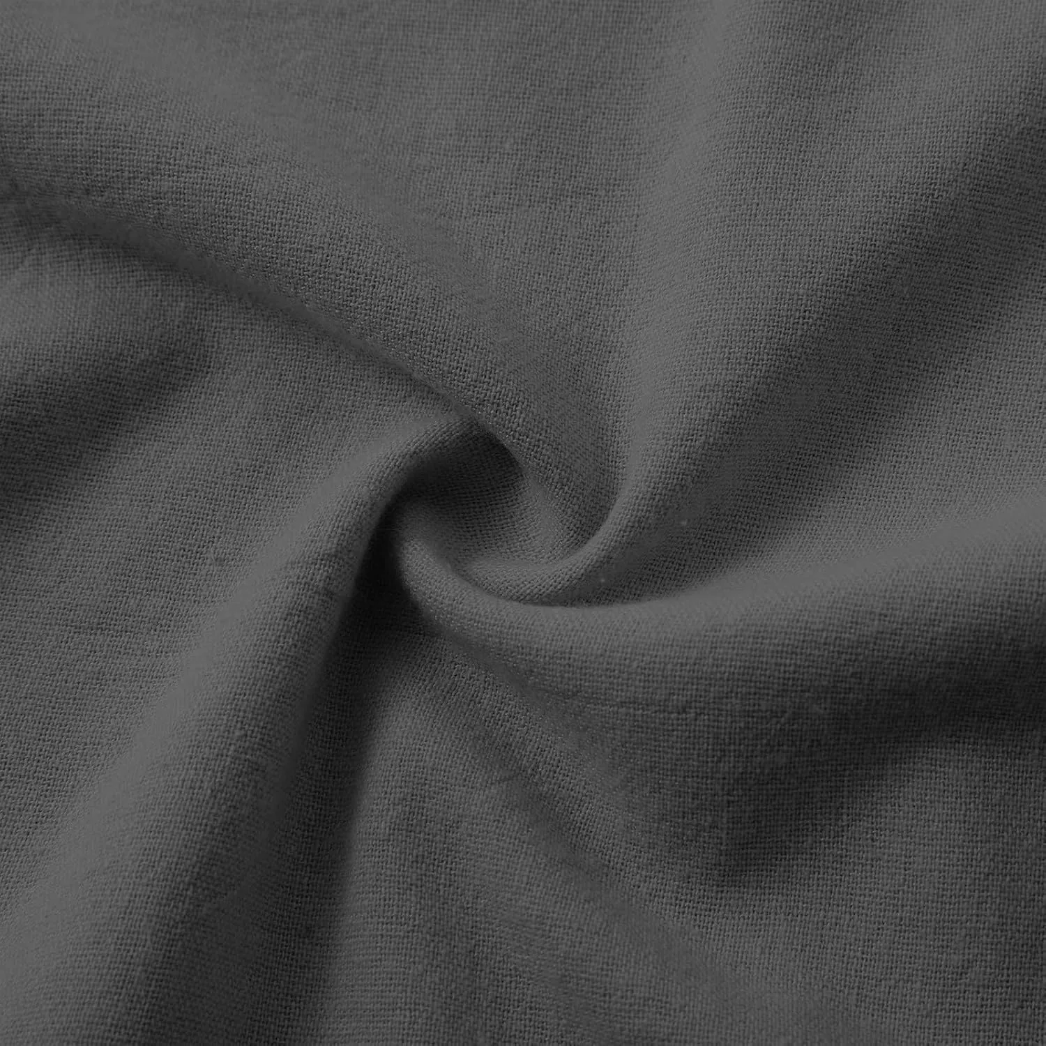 Womens Casual Cotton Linen Pants 2025 Drawstring Elastic Waist Solid Plus Size Lounge Long Trousers with Pockets