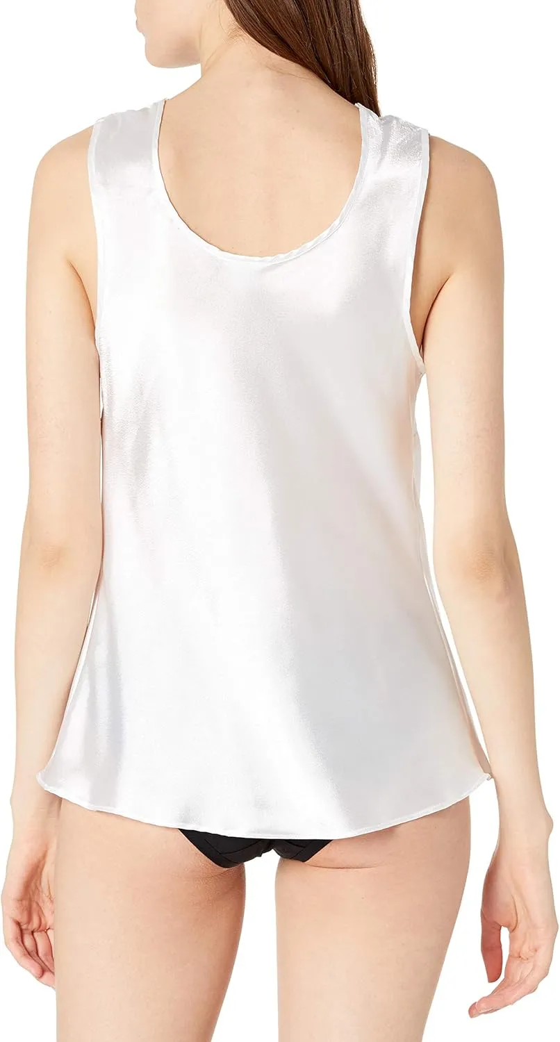 Women's Charmeuse Camisole with Medallion Lace