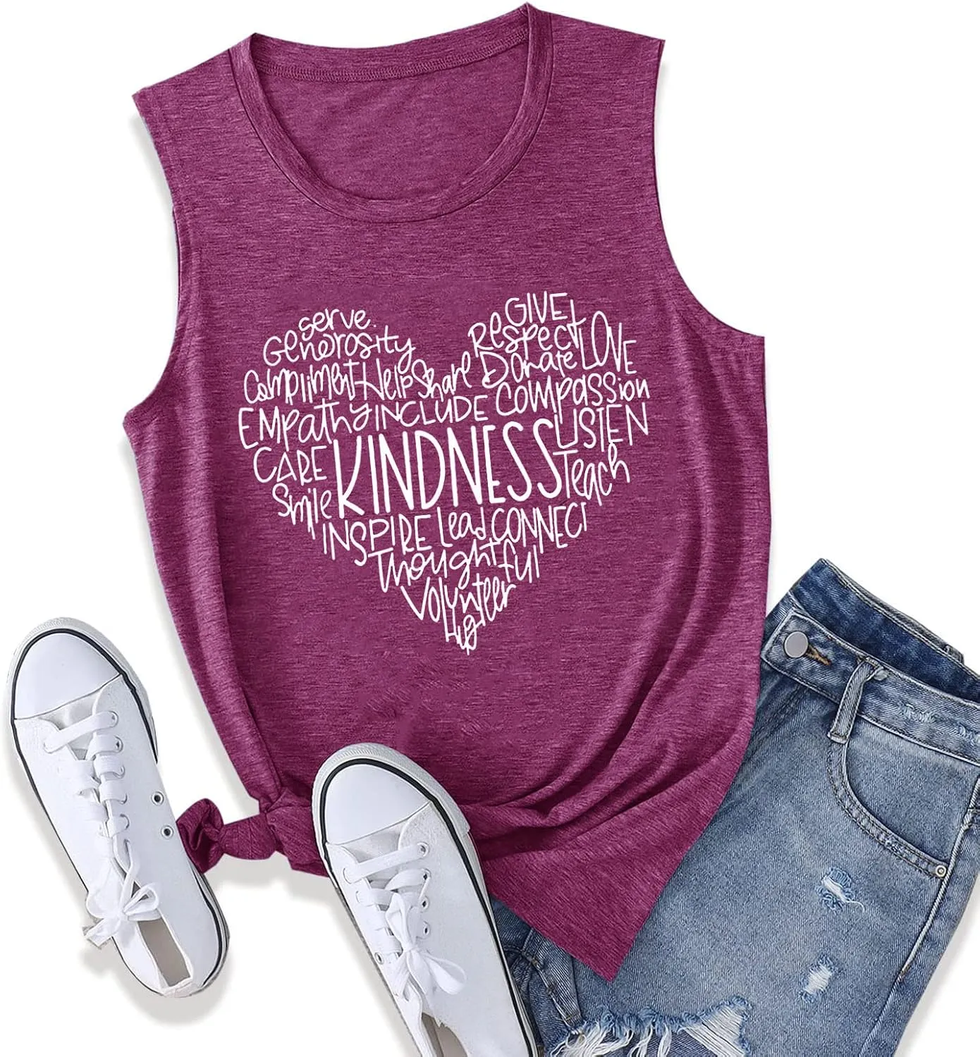 Womens Kindness Shirts Love Heart Graphic Tees Inspirational Letter Printed Be Kind Funny Casual Short Sleeve Tops