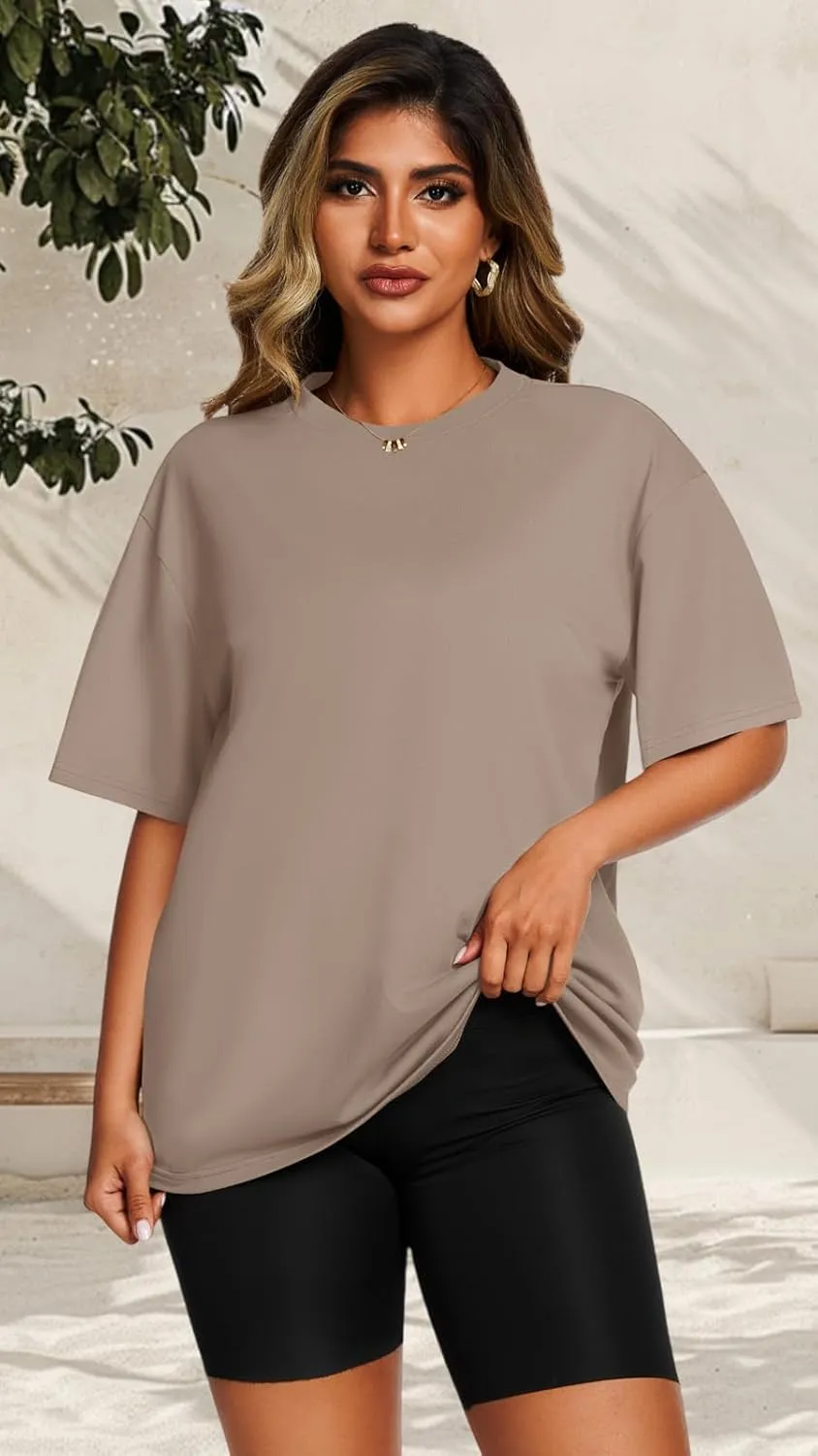 Womens Oversized T Shirts Loose Fit Graphic Tees Summer Casual Short Sleeve Tops