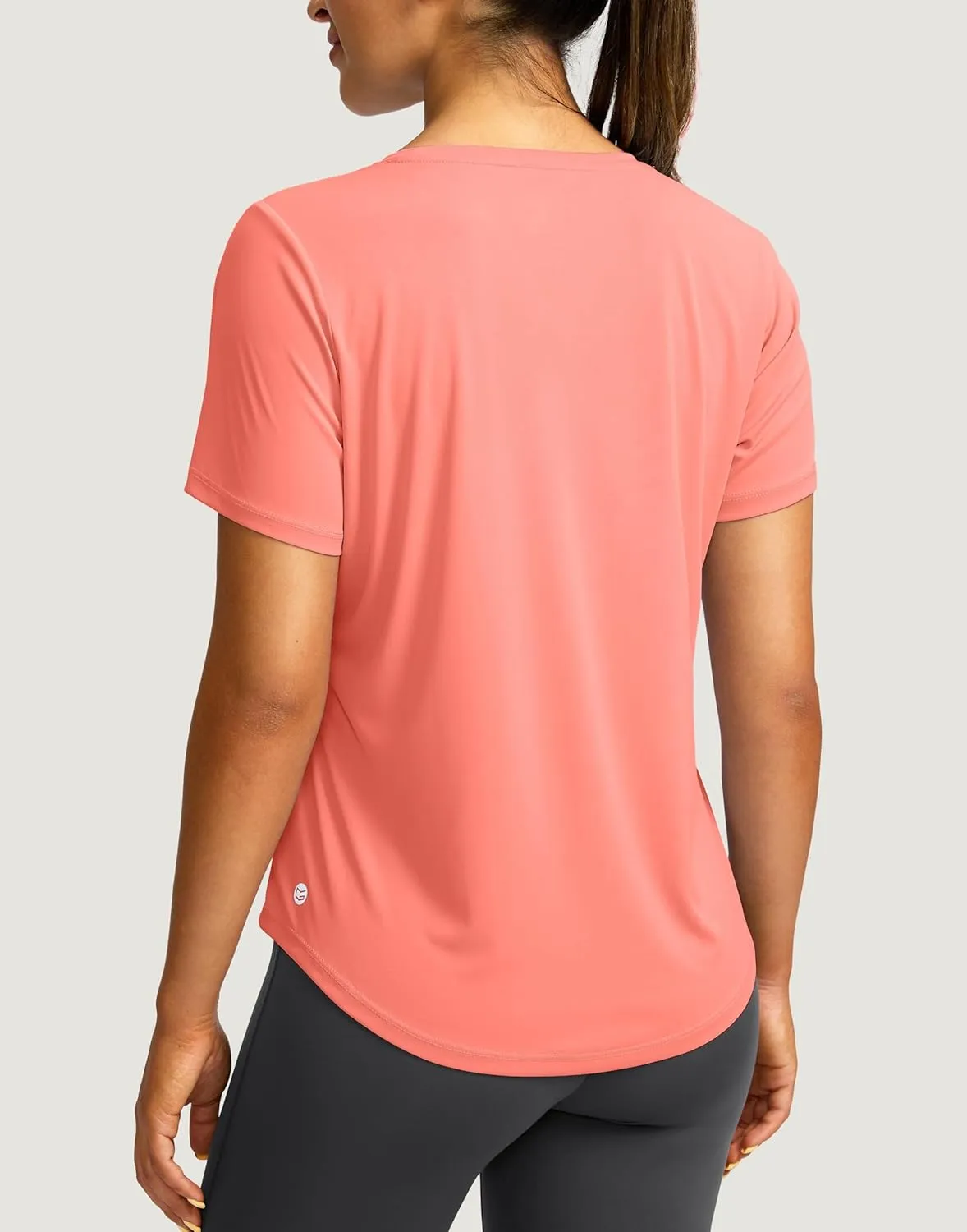 Women's Short Sleeve Workout Shirts Breathable UPF 50  Sun Protection T-Shirts Quick Dry Gym Running Hiking Tops