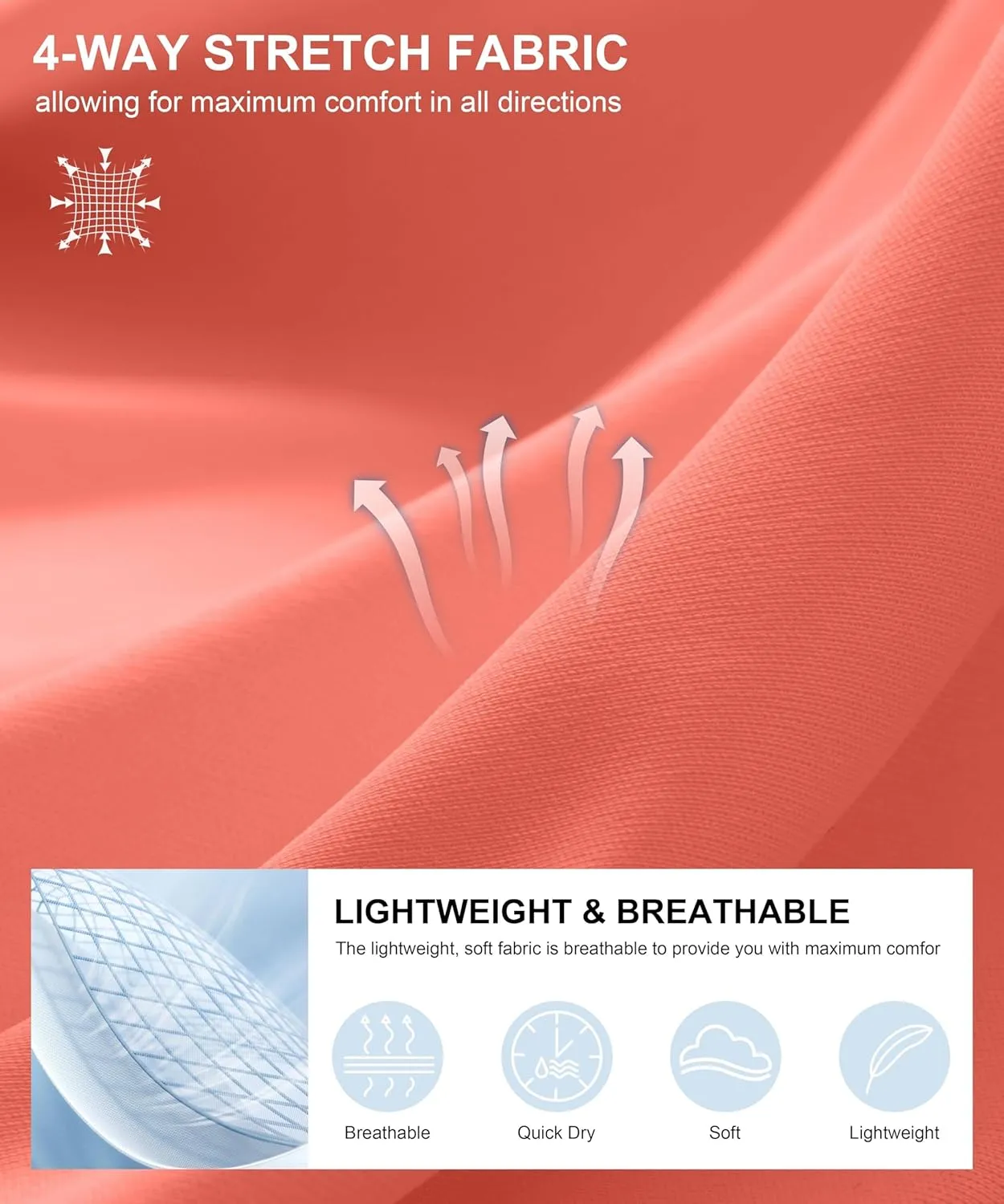 Women's Short Sleeve Workout Shirts Breathable UPF 50  Sun Protection T-Shirts Quick Dry Gym Running Hiking Tops