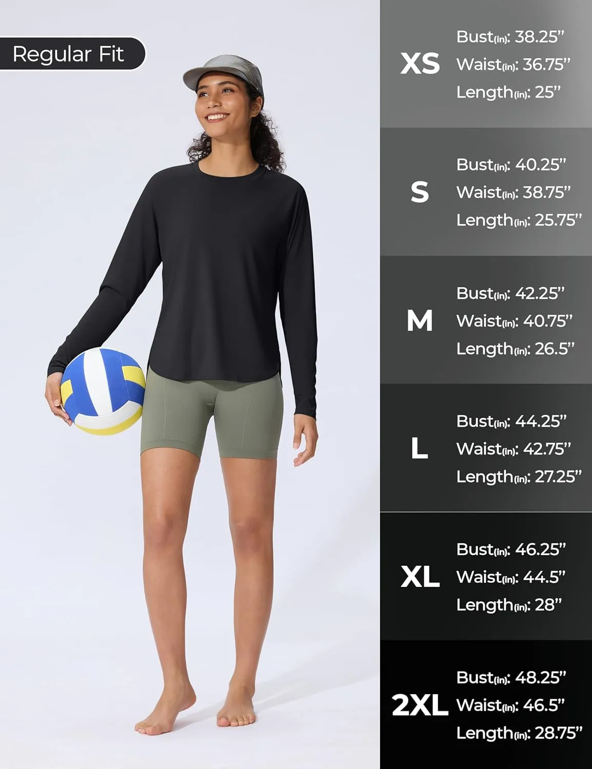 Women's Sun Shirts UPF 50  Long Sleeve Uv Protection Shirts Lightweight Quick Dry SPF Clothing Outdoor Hiking Tops