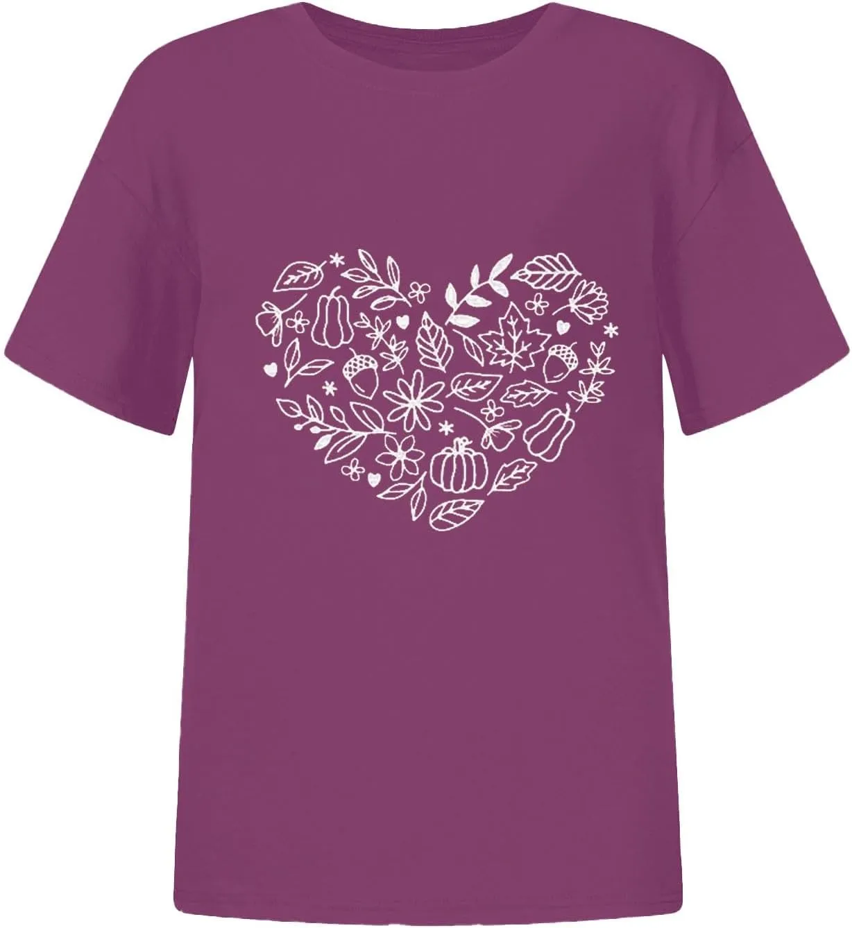 Womens Vintage Flowers T Shirt Boho Wildflower Graphic Loose Tees Cute Summer Short Sleeve Tops