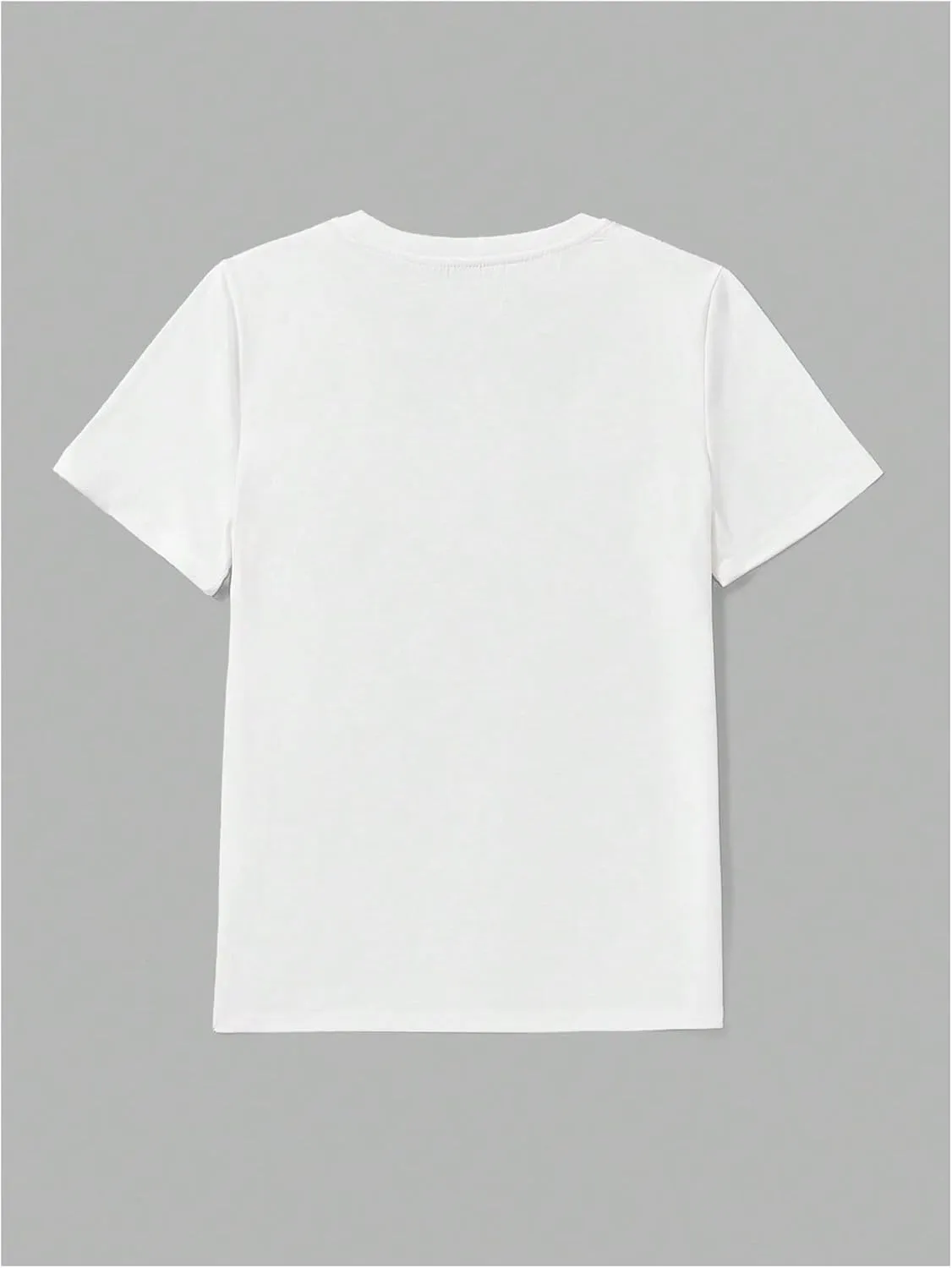 Women's Vintage Graphic Tees Tops Short Sleeve Round Neck Drop Shoulder Summer T Shirt
