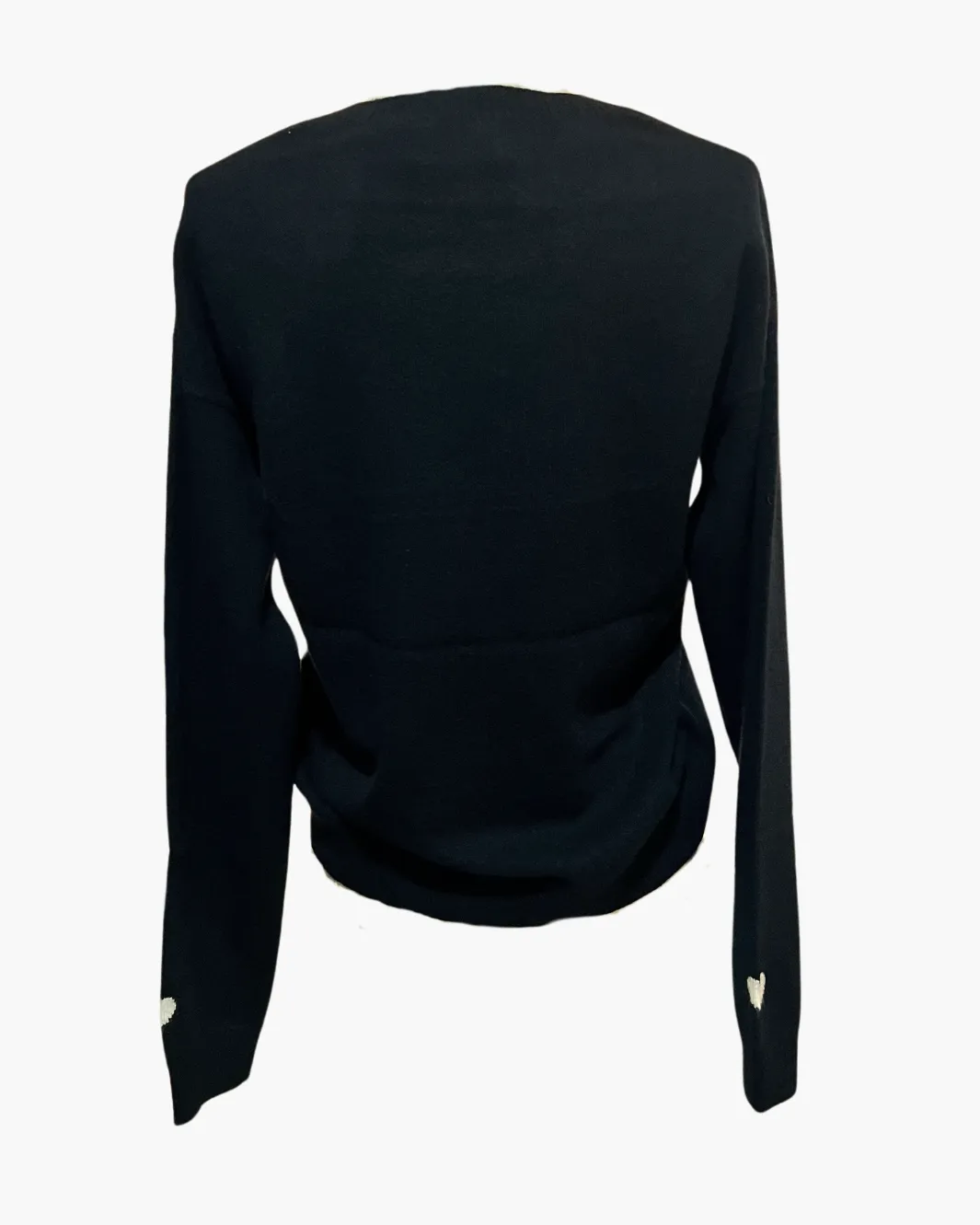 YARA CREWNECK NYC IN BLACK/IVORY